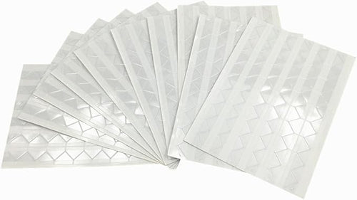 10 Sheet (1020-pack) Photo Corners Self Adhesive PVC Paper Photo Foto Corner Stickers for Scrapbooking Personal Journal (Clear)