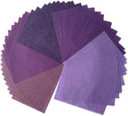 50 Sheets A4 Natural Fiber Mulberry Tree Mulberry Paper Sheets Art Tissue Washi Paper Design Craft Art Origami Suppliers Card Making DIY Crafts (Purple Tone, A4)