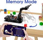 ACEBOTT 4 DOF ESP32 Robotic Arm Kit for Kids 8-12, Robotics Kit App Remote Control Robot Toys Compatible with Arduino, STEM Educational DIY Robot Arm Kit Gift for Teenagers & Adults