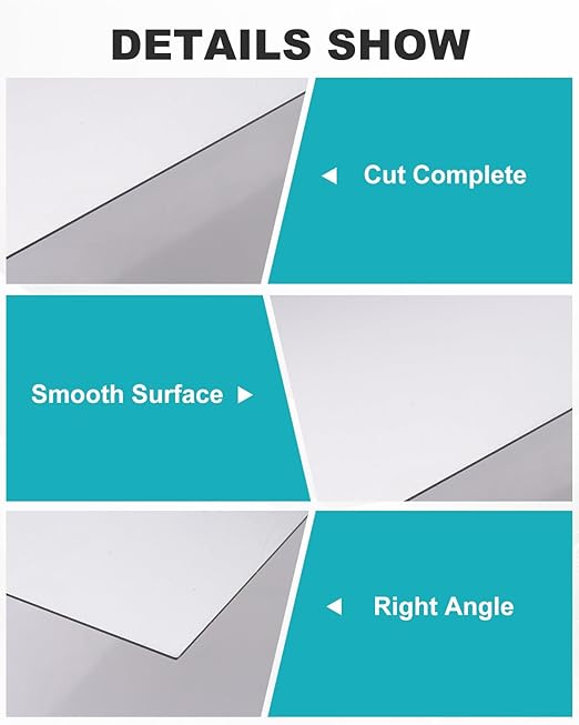 4 Pcs 20 Gauge Steel Sheet Metal 12" x 6" Cold Rolled Steel Plate Sheet Metal Weldable for DIY Projects, Industrial, Professional
