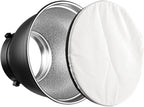 7" Standard Reflector Lamp Shade Dish Diffuser with 20° /40°/ 60° Honeycomb Grid White Soft Cloth for Bowens Mount Studio Strobe Flash Light Speedlite