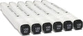 6pcs Black Alcohol Markers Set, Dual Tips Art Markers Drawing Sketched Double Tipped for Beginner Adults Kids(Black)