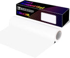 TECKWRAP Smart Permanent Vinyl, (13in x 14ft) - Adhesive Craft Vinyl - Matless Cutting & Easy to Apply for DIY Decal Projects with Maker 3 / Explore 3 Machines, Matte White