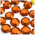 The Crafts Outlet 72pc Rhinestones Round 20mm - Flatback Champagne