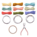 BoFUN Adult Teens Craft Kit for Women DIY Letter Flower- Wire Art Craft Set with 18 Templates, Wire, Knit Rope | Wedding Party Favors, Women Birthday, Mother’s Day Gifts, Handmade Home Decor (Love)