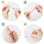 FIOVER Cat Pens,4Pcs 0.5mm Quick Dry Black Ink Fine Point Smooth Writing Pens, High-End Series Ballpoint for Journaling Note Taking, Cat Lover Gifts for Women