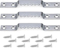 Sawtooth Picture Hangers Heavy Duty - Supports 144 lbs, 15 Pack Large Sawtooth Hangers with Screws, for Hanging Heavy Photos Frame Paintings Decorations