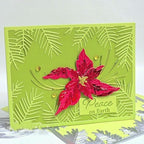 Mvchifay Cutting Dies Happy Birthday Metal Stencils Scrapbooking Tool DIY Emboss Paper Card Making (Coniferous Frame-11x14cm)