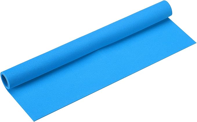 MECCANIXITY Foam Sheets Crafts 35x19 Inch 2mm EVA Craft Foam Paper Foam Sheets for Crafts Projects DIY Cosplay Modeling, Lake Blue