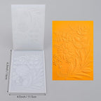 BAOFALI 3D Embossing Folders Sunflowers Leaves Textured for Card Making,Embossing Template Paper Card Embossing Stencil for DIY Scrapbooking Photo Album Card Paper Craft Decoration 6.3" L x 4.5" W