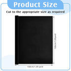 Jecery 1.1 Yard Anti Tarnish Silver Cloth by the Yard, Luxury Jewelry Silver Polishing Storage Protect Cloths for Silverware Flatware Silversmith Polishing(Black)