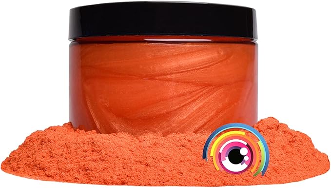 Eye Candy Pigments Premium Orange Mica Powder - Kaki (50gr) - for Epoxy, Resin, Soap, Paint, Woodworking, Acrylic Pouring, Bath Bombs, Fishing Lures - DIY Arts and Crafts Additive
