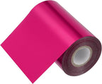 PATIKIL 4"x400Ft Hot Stamping Foil Paper, Heat Transfer Hot Stamping Paper Foil Roll for Leather DIY Logo Decor Craft Gift Package Scrapbook Card, Rose Red