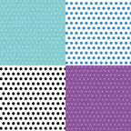 Pattern Paper Pad 6x6 - Spring Summer Brights Basics Spots Scrapbooking Card Making Craft, Single-Sided Scrapbook Premium Paper Collection, Cute Origami Paper Decoration Supplies – 24pcs