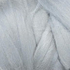 Kondoos Colored Natural Wool roving, 1 lb. Best Wool for Needle Felting, Wet Felting, handcrafts and Spinning. (Silver, 1 lb)