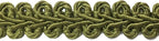 BEL AVENIR Braid Trim 1/2 inch 13.6 Yards French Gimp Basic Sewing Polyester DIY Crafts Costume Home Decorative (Green)