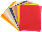 PATIKIL 30 Sheets Vellum Paper 8.5x11inches, Printable Translucent Paper 100GSM Colored for Invitations Laser Inkjet Printing Card Making Crafting Wedding Tracing, Multicolored
