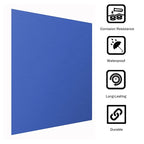 Anodized Aluminum Sheet Metal 12 x 12 x 1/32 Inch Blue Anodized Aluminum Metal Plates Engraving Blanks for Laser Engraving, 0.8MM Thin Decorative Aluminum Metal Sheets for Crafting, House Decoration