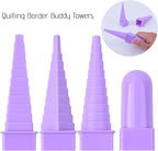 YURROAD Quilling Paper Set with 900pcs 5mm Quilling Paper Strips Filigree Tool Kit and Quilling Board Slotted Pen Curling Coach Crimper