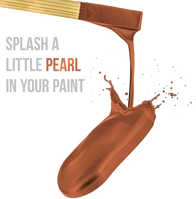 U.S. Art Supply Jewelescent Mica Pearl Pigment Powder, Interference Copper 3.5 oz (100g) Pouch - Cosmetic Grade, Epoxy Resin Color Pigment, Mica Powder for Resin, Soap, Slime, Candle Dye, Art, Crafts