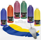 Creative Inspirations Acrylic Paint - Metallic Silver - 1.8 Liter - Smooth & Creamy Consistency, Vibrant Pigmentation, Great Coverage for Artists - Clean Up with Soap & Water