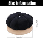Uxney Pin Cushion,Wooden Sewing Pin Cushion Pincushion Needle Cushion for Sewing Quilting Needlework DIY Crafts(Black,2 PCS)