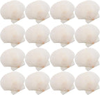 GLEAVI Scallop Shells for Crafts: 21pcs Natural Scallop Shells Bulk 3.14 Inch Sea Shell Decoration for Ocean Themed Parties and Home Decor