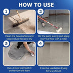 Epoxy Colored Sand Floor Paint, Epoxy Floor Paint for Concrete, High Gloss Marble Effect Coating, Waterproof Non-Slip Concrete Paints, Suitable for Indoor/Outdoor Use (Pink,128 oz/4 kg)