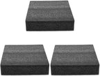VILLCASE 3pcs Felting Board Foam High Dense, Needle Felting Pad, Work Black Rectangle Felt Mat Sewing Wool Tool for DIY Hand Craft Poking Knitting Projects 7x7 inches