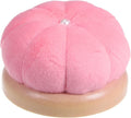 HARFINGTON Wooden Base Needle Pincushions Japanese Style Pin Cushions Round Pin Cushion Needle Holder for Sewing Quilting Needlework DIY Crafts, Pink