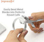 ImpressArt - Metal Stamping Kit, Includes All Essential Metal Stamping Tools for Jewelry Making and DIY Hand Stamping Custom Made Projects (Bridgette, Basic Bracelet Bending Kit)