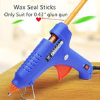 Red Wax Sealing Sticks, ONWINPOR 10pcs Glue Gun Wax Seal Sticks for Wax Seal Stamp, Letter Sealing Wedding Invitations, Cards Envelopes (Red)