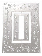 Cutting Dies Metal Stencils Scrapbooking Tools Flowers Lace Frame DIY Embossing Template for Paper Card Making Album Arts Crafts Supplies (Rectangle Love line frame-13.8x10.5cm)