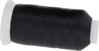 Mandala Crafts Black and White Heavy Duty Thread - 6000 Yds Tex 90 Thread - Bonded Polyester Thread Outdoor Marine Upholstery Threads