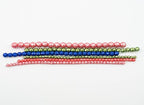 170 pcs Set of Czech Faceted Round Glass Beads, 6X Stranded Fire-Polished Beads by 15 cm - Pink - kit for Jewelry Making