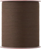 Mandala Crafts 2mm 109 Yards Dark Brown Cotton Waxed Cord for Jewelry Making Bracelet Cord Waxed String - Beading String Thread Jewelry Cords for Necklaces String