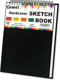 9" x 12" Sketch Book, Top Spiral Sketchbook, 100 Sheets Sketch Pad, (68 lb/100 GSM) Drawing Paper Pad, Drawing Pad for Kids, Artist Sketchbook for Drawing, Illustration & Art Supplies.
