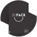 Golden State Art, 11x17 Uncut Photo Mat Matboard - Black Uncut Mats for DIY Projects, Presentation Boards, Art Crafts, Prints (50 Pack)