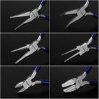 WORKPRO Jewelry Plicers Set, 7-Piece Jewelry Making Tools Kit with Needle Round Nose Plier and Bent Nose Plier Wire Cutter for Jewelry Repair, Beading, Wire Wrapping, Crafts, with Carrying Pouch