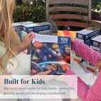 Eyewitness Discovery Puzzle American Landmarks, 100 Piece Jigsaw for Kids, Educational Learning Toy for Boys & Girls, Children Ages 5+