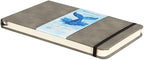 SEMLEART Watercolor Sketchbook Journal, White, 24 Sheets, 5x8 Inches, 140 lb/300 GSM Paper, Travel Notebook for Art Painting, Mixed Media, Drawing
