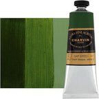 Charvin Extra Fine Professional Acrylic Paint - Sap Green, 150ml Tube, Triple-Milled, Lightfast Pigments, Open Stock Artist Acrylic Paints in Nature-Inspired Hues