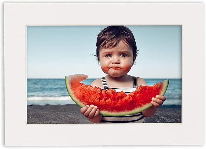 5.5x8.5 Mat for 8.5x11 Frame - Precut Mat Board Acid-Free Show Kit with Backing Board, and Clear Bags Textured White 5.5x8.5 Matte For a 8.5x11 Picture Frame Matboard for Framing, Pack of 10 Mats