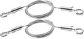 2PCS Adjustable Suspension Cable kit,Picture Hanging Wire Kit Supports 66lbs,2.5m x1.5mm Stainless Steel Wire Rope for Hanging Heavy Frame Picture Photo Mirror Artwork Pendant and exhibits