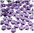 The Crafts Outlet 144pc Rhinestones Round 10mm - Lavender Light Purple or Light Amethyst