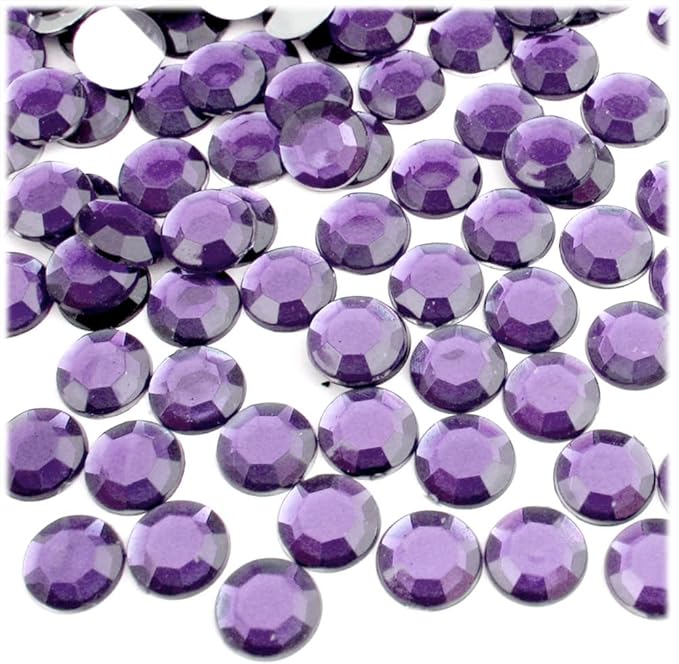 The Crafts Outlet 144pc Rhinestones Round 10mm - Multi Assortment