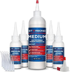 Premium Grade Cyanoacrylate (CA) Medium Super Glue by Starbond - 16 oz. Complete Refill KIT (453g) - with Extra Bottles, Caps, Microtips - for Woodturning, Pen Turning, Hobby, Lapidary, Acrylic Nails