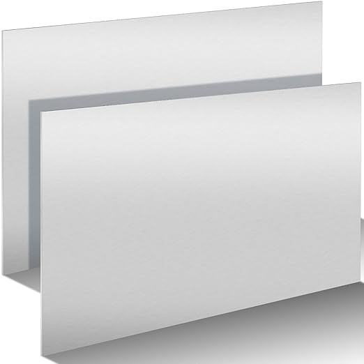 2 Pack 5052 Aluminum Sheet Metal 12" x 24" Aluminum Plate 1/8 (0.125'') Inch Thickness Rectangle Metal Panels for Industry Crafting Handcraft DIY Projects