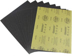 MAXMAN 10Pcs Wet and Dry Sandpaper,9 x 11 Inch Assortment Sandpaper Sheets,150 Grit for Car,Wood Furniture Finishing Automotive Polishing