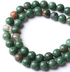 48PCS 8MM Rhyosite Stone Beads Energy Healing Beads for DIY Jewelry Bracelet Necklace Making for Jewelry Making15Inch